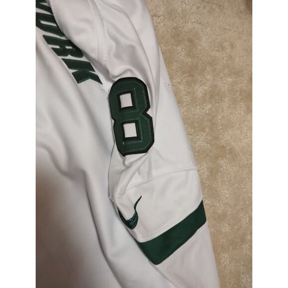 Nike Men's XL Aaron Rodgers NY Jets Jersey White #8 On Field Stitched - Picture 3 of 7